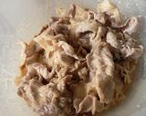 新玉ねぎと豚肉のガーリックマヨ味サラダ作り方5写真