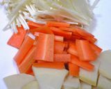 たけのこ＆にんじんの中華風炒め作り方1写真