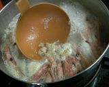 海老の頭でお味噌汁作り方4写真