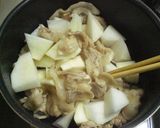 豚ばらと大根の煮物作り方3写真