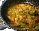 サイダーで作る豚角肉のケチャップ煮　作り方5写真