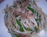 もやしと豚小間炒め作り方9写真