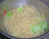 アボカドとキャベツの柚子こしょうパスタ作り方6写真
