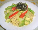 アボカドとキャベツの柚子こしょうパスタ作り方7写真