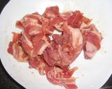 青菜と豚肉の味噌煮鍋作り方1写真