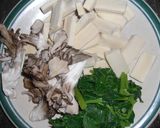 青菜と豚肉の味噌煮鍋作り方2写真