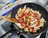 ポテトと肉団子のケチャップ炒め作り方3写真