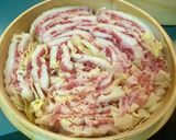 豚肉と白菜のミルフィーユ蒸し(せいろ)作り方2写真