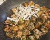 揚げないネギ肉団子作り方6写真