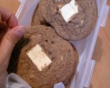 カプチーノチョコレートクランチクッキー作り方6写真