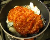 えびのトマトクリームソース煮作り方4写真