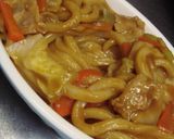 ✿とろ～り卵のﾁｰｽﾞ焼きｶﾚｰうどん✿作り方7写真