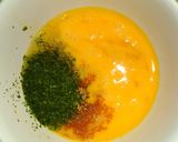 お弁当に♪はんぺん＆青のり入り卵焼き♪作り方1写真