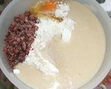 桜塩漬けと甘酒の手捏ねパン作り方1写真
