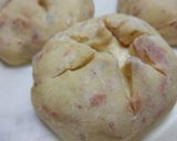桜塩漬けと甘酒の手捏ねパン作り方10写真