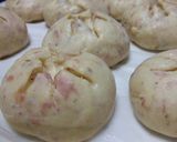 桜塩漬けと甘酒の手捏ねパン作り方11写真