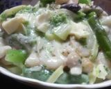 賑やか☆特別な☆Cocoのクリームパスタ作り方5写真