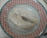 クレソンとささみのごま味噌マヨあえ作り方1写真