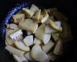 食感も楽しい！筍と長芋の麺つゆバター炒め作り方3写真