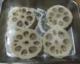 エビしんじょうのレンコン挟み揚げ♪作り方4写真