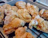 焼肉のタレで簡単♪鶏のから揚げ甘酢あん風作り方3写真