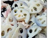 レンコンと豚の ♪ ニンニク塩 ♪ 炒め作り方3写真