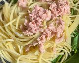簡単　ほうれん草シーチキンパスタ作り方10写真