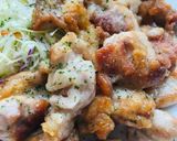 鶏もも肉の揚げ焼き・塩レモンソース作り方4写真