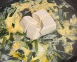 ニラ豆腐たまごスープ(身内専用)作り方2写真