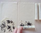春巻きの皮で☆黒胡麻＆青海苔さくさくパイ作り方2写真