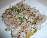 豚しゃぶの香味野菜サラダ巻き作り方5写真