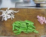 スナップエンドウのトマトソース作り方1写真