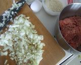 ガッツリ食べたい♪和風ロコモコ丼作り方1写真