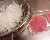 ★生ハムと玉ねぎのサラダ♪簡単巻くだけ★作り方1写真