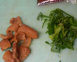 鶏皮と大葉のおつまみおにぎり作り方1写真
