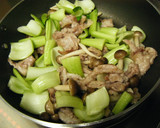 豚と青梗菜の中華炒め作り方4写真