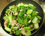 豚と青梗菜の中華炒め作り方5写真