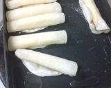 餃子の皮で 簡単おつまみ チーズ巻き作り方4写真