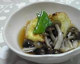 おうち居酒屋★めんつゆで簡単揚出し豆腐作り方4写真