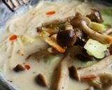 白湯偽豚骨！！　コク旨豆乳ラーメン作り方5写真