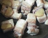 こっくり♪たけのこと豚バラの甘味噌煮作り方2写真
