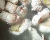 こっくり♪たけのこと豚バラの甘味噌煮作り方4写真