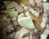 こっくり♪たけのこと豚バラの甘味噌煮作り方5写真