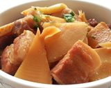 こっくり♪たけのこと豚バラの甘味噌煮作り方6写真