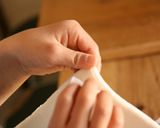 お父さんもニコ！Ｗサクサクのチョコ春巻き作り方2写真