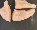 鶏むね肉の甘辛マヨ照り焼き作り方1写真