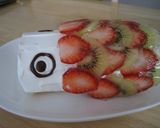 卵一個でミニロールケーキ（こどもの日）作り方25写真