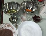 チョコシフォン（１８ｃｍ）作り方1写真