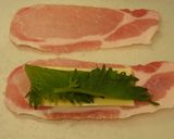 ポークの青じそ＆チーズサンド作り方1写真