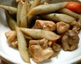 ごぼうと鶏肉のうま煮作り方6写真